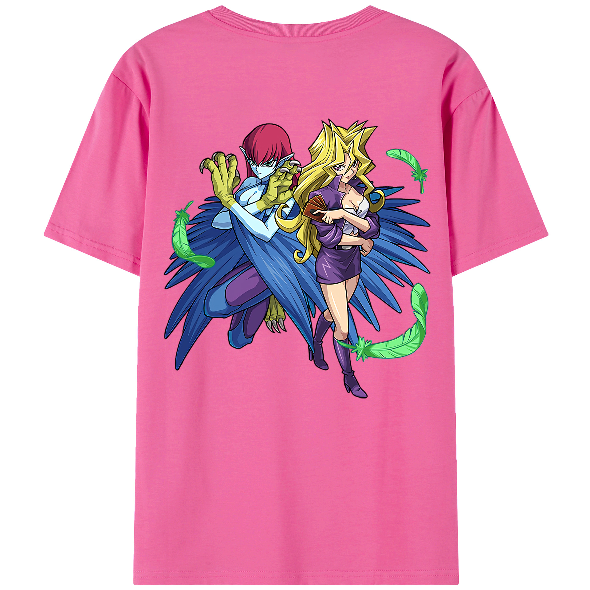 （画像用） 遊☆戯☆王 Yu-Gi-Oh! レディース半袖Tシャツ(バックプリント)